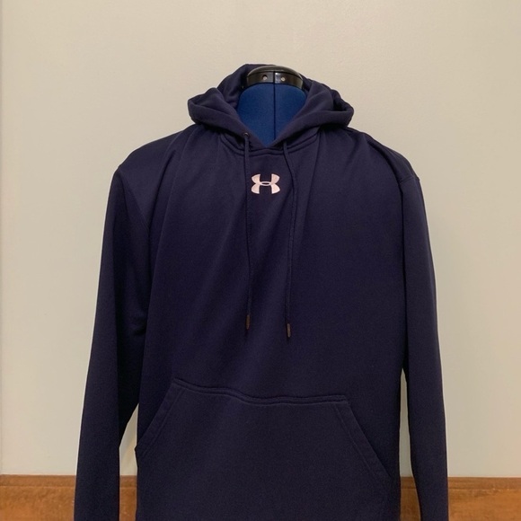 Under Armour Other - Under Armour Navy Black Pullover Hoodie-2XL